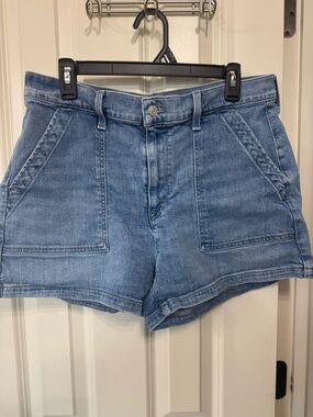 Jcrew Women's Light Blue Denim Utility Shorts